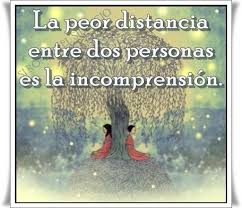 La Peor Distancia Entre Dos Personas Es La Incomprension Frases Pinterest