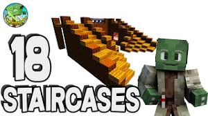 Minecraft bathroom designs can be quite impressive and captivating especially to kids. 18 Stair Cases In Minecraft Creative Default Youtube