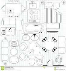 Simple Furniture Floor Plan Download From Over 50 Million High Quality Stock Photos I Floor Plan Symbols Interior Design Drawings Interior Design Sketches