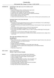 It consultant resume samples with headline, objective statement, description and skills examples. Health Consultant Jobs Houston