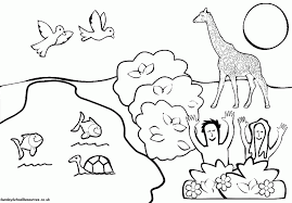 Our resources can help you teach these important biblical truths. Bible Creation Coloring Pages 165 Sunday School Coloring Library