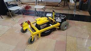 The hybrid remote control mower which uses traditional fuel to power this labor saving invention. Build A Remote Controlled Lawn Mower Make