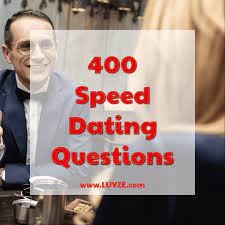 The speed meeting ice breaker. 400 Best Speed Dating Questions To Start The Conversation Luvze