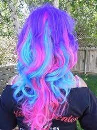 Looks Like The Cotton Candy Ice Cream At Rite Aid Hair Styles Neon Hair Hair Color Purple