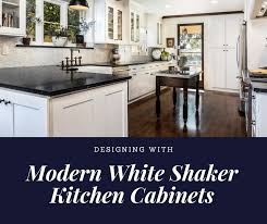Unlike color tones and wood stains that can shift with fashion tides, a because of this, white cabinets can give a traditional style kitchen a more transitional or slightly contemporary appearance, depending on the design. Designing Kitchens With Modern White Shaker Cabinets Best Online Cabinets