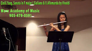 Qinxi Yang Sonata In F Major By Vivaldi Youtube