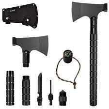 Iunio Camping Axe 16 Inch Length With Sheath Survival Hatchet Portable Folding Axe Multitool Tactical Hatchet For Campi Camp Axe Survival Axe Camping Hatchet