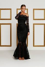 kamali lace gown black alamour the label in 2019