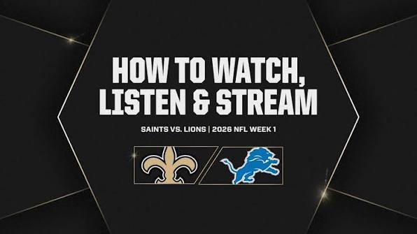 Lions vs. Saints: How to Watch, Live Stream Game, Listen
