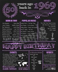 Birthday Gift For 65 Year Old Man Indian 50th Birthday Sign Australian Version 50 Birthday Gift 1969 Etsy Birthday Sign Birthday Poster 90th Birthday