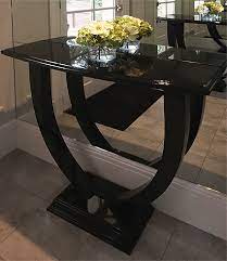 On the other hand, a black console table is. Console Table In Black Gloss Finish