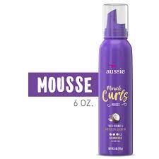 Aussie Miracle Curls Styling Mousse With Coconut Australian Jojoba Oil 6 0 Fl Oz Walmart Com In 2021 Miracle Curl Styling Mousse Aussie Miracle Curls