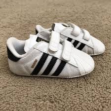 Adidas Originals Superstar Crib Shoes For Baby White