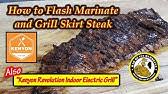 Skirt steak is often marinated or rubbed to enhance the flavor and make the meat more tender. Marsala Marinated Skirt Steak Easy Grilled Skirt Steak Recipe Youtube