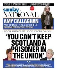 In the 1990s it entered the mainstream of scottish politics. The National On Twitter Today S Sunday National Front Page Fm Tells Boris He Can T Keep Scotland Locked Inside The Union