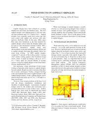 Haag began valuing properties after losses. Pdf Wind Effects On Asphalt Shingles