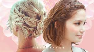 What's more of a grunge staple style than two pigtails? 4 No Fuss Ways To Style Your Short Hair For The Gym