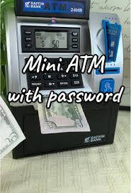Mini ATM piggy bank machine #minibank #toy #money#atm #savingmoney#tiktokshop