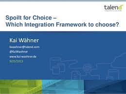 Apache camel has powerful bean binding and integrated seamlessly with popular frameworks such as spring, cdi, and blueprint. How To Choose The Right Integration Framework Apache Camel Jboss