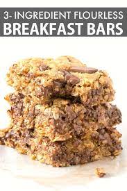 This mini bar is low in calories. Healthy Oatmeal Breakfast Bars Vegan Gluten Free The Big Man S World