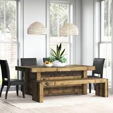 Elan furniture loft 3 piece bench dining set. Mistana Gino 6 Piece Solid Wood Dining Set Reviews Wayfair