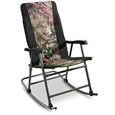 Guide Gear Oversized Rocking Camp Chair 500 Lb Capacity Mossy Oak Break Up Country Review Folding Rocking Chair Rocking Chair Camping Chairs