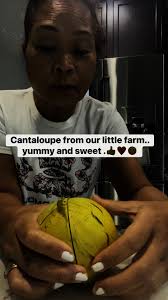 #cantaloupe #homegrown #SweetTreats