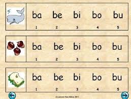 Ba Be Bi Bo Bu Silabas Iniciales Bilingual Classroom Dual
