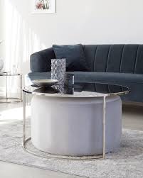 A huge selection on joom. Thea Round Coffee Table And Pouffe Set Danetti