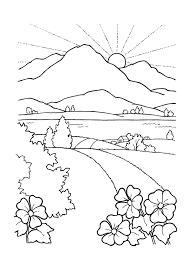 The set includes facts about parachutes, the statue of liberty, and more. Coloring Pages Nature Landscape Forest Mountains Sea Island