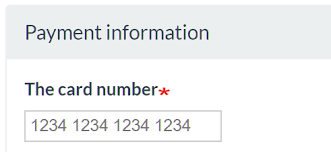 As genuine card information can't be used in test mode, you can use any test card numbers listed in stripe's testing doc. Behat How Do I Test A Credit Card Number On A Stripe Order Checkout Form Stack Overflow
