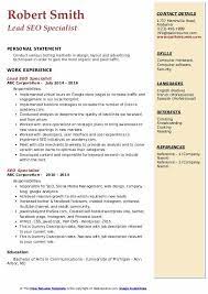 · developing and improving websites to enhance. Seo Specialist Resume Samples Qwikresume
