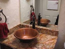 vanity bathroom copper sinks