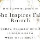 She Inspires Fall Brunch 2024