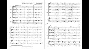 Cette partition interactive a été publiée initialement dans l'article elvis y la barcarola de offenbach, du blog educacionmusical.es. Partitions Jacques Offenbach Barcarolle Orchestre A Cordes