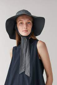 Large Brim Hat With Ties Large Brim Hat Brim Hat Hat Fashion