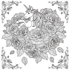 The mandala coloring book volume ii relax calm your mind and find peace 100 pages teen adults relaxation creativity nice beautiful designs. Unicorn Mandala Unicorns Adult Coloring Pages