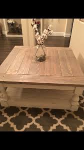 Large Square Rustic Baluster Wide Plank Coffee By Cmwoodwerks Coffee Table Farmhouse Large Square Coffee Table Coffee Table