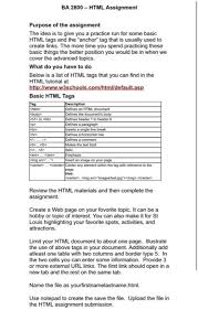 How to open hyperlinks in a new browser tab or window. Solved Ba 2800 Html Assignment Purpose Of The Assignmen Chegg Com
