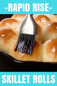 Rapid Rise Skillet Yeast Rolls Recipe Bread Recipes Homemade Homemade Rolls Recipes