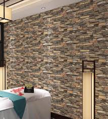 Find your perfect hd wallpaper for your phone, desktop, website or more! Buy Grey 3d Stone Tile Pattern Design Wallpaper By Konark Decor Online 3d Wallpapers Furnishings Home Decor Pepperfry Product