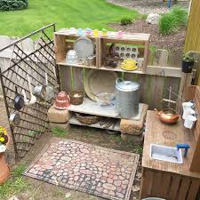 Mudkitchen Ideas Outdoorplay Preschool Homedaycare Naturspielplatz Garten Spielplatz Kinder Garten