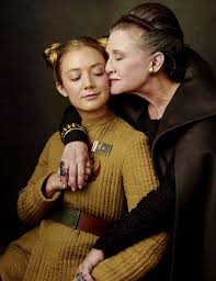 Http Aspiecrow Tumblr Com Post 161025418268 Reyfinndameron Carrie Fisher As Leia Organa With Star Wars Love Carrie Fisher Star Wars
