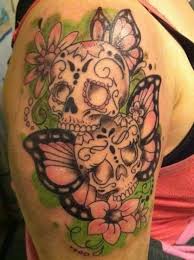 Skull tattoos can have many meanings, and the symbolism behind a design depends on the artwork. Pin On Beautiful Body Art 2