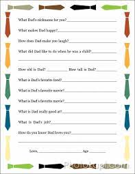 Absent fathers leave kids with 1,000s of questions. 7 Fun Father S Day Questionnaires For Kids