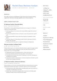 Business Analyst Resume Guide 12 Templates Pdf Free Downloads
