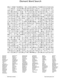 Review The Periodic Table With A Fun Element Word Search Periodic Table Chemistry Worksheets Puzzles And Answers