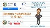 Desafio 61 5Âº Grado Sep Pag 117 Educacion Sep Matematicasatualcance Mequedoencasa Youtube
