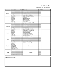 Appropriate Chore Chart For A 10 Year Old Boy And A Sample