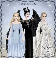 Maleficent And Aurora Doll Set Maleficent Mistress Of Evil Pin By Brianne Folden On My Wedding In 2020 Maleficent Stage Costume Cosplay Dress